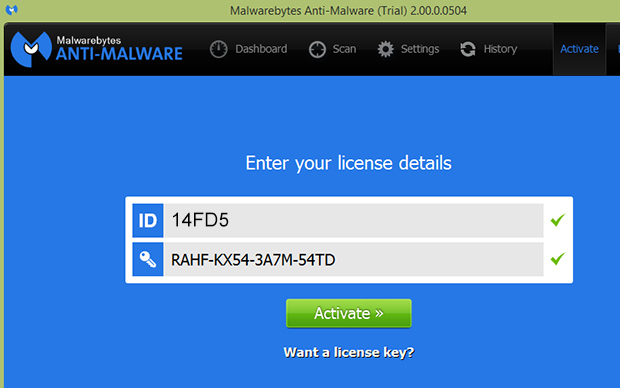 malwarebytes premium licence key